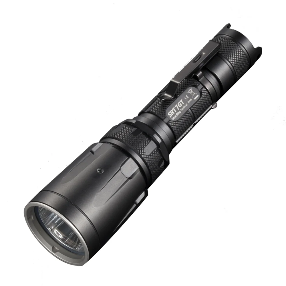 Тактическая вспышка NITECORE SRT7GT CREE XP L HI V3 RGB УФ светодиод интеллектуальный
