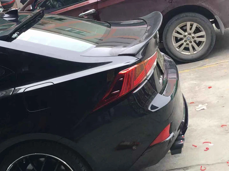 Задний спойлер из углеродного волокна подходит для Lexus IS IS250 IS300 IS350 2013 2014 2015 2016