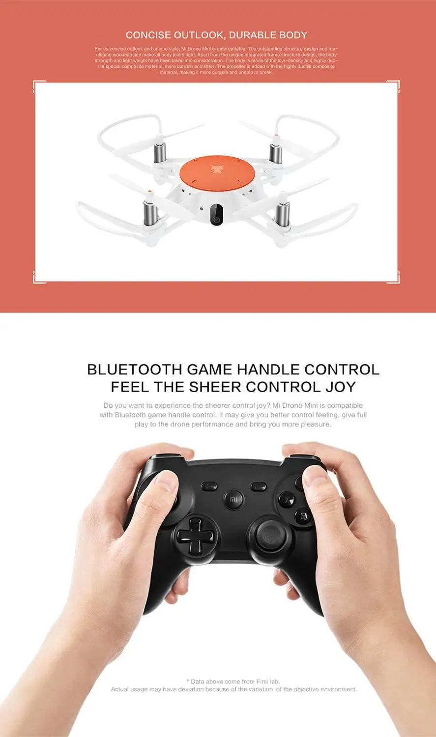 Оригинальный FIMI Дрон Mitu пульт дистанционного управления Мини Смарт самолет