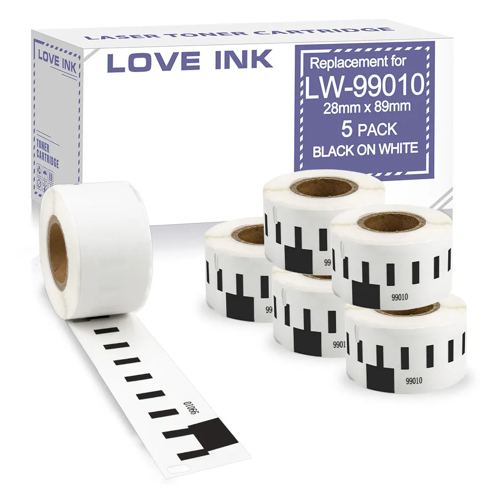 

Absonic 5 Roll For DYMO 99010 Labels Thermal Paper Label Maker For DYMO LabelWriter LW400 LW450 450 450 DUO 450 Twin Printer