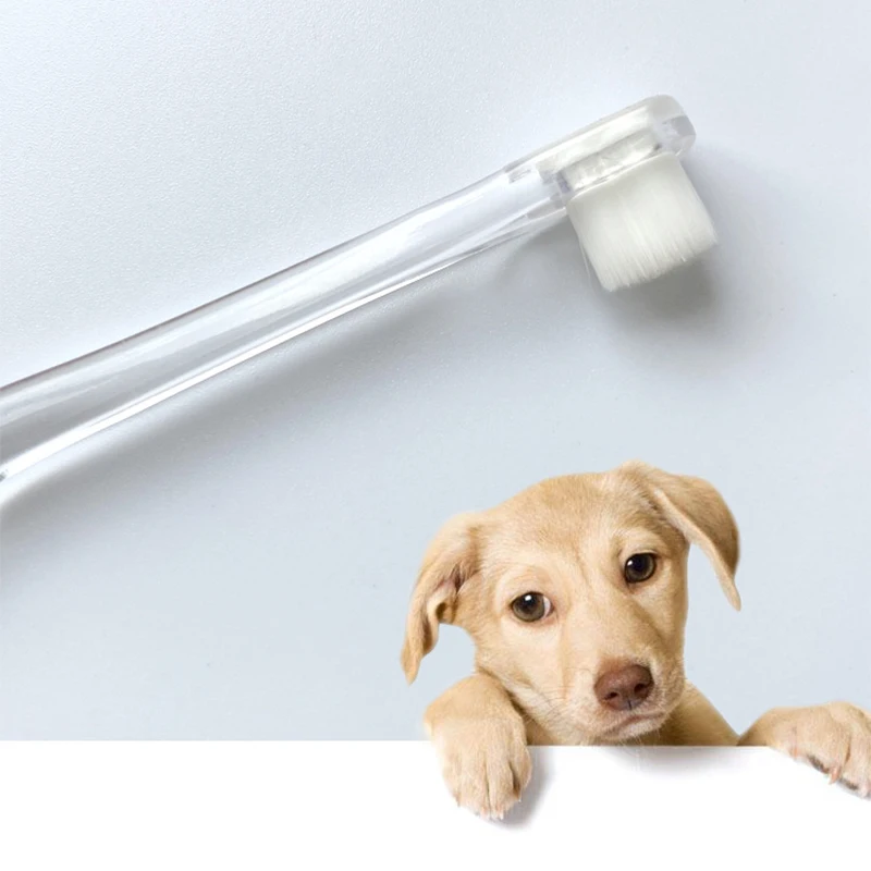 Товары для домашних животных супер Мягкая зубная щетка Тедди собак с плохим