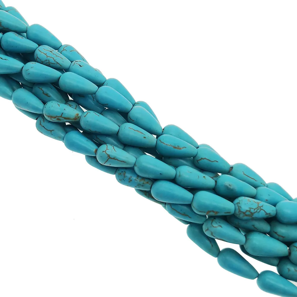 8 ~ 27 мм натуральный голубой бирюзовый полудрагоценный камень отверстие плоские