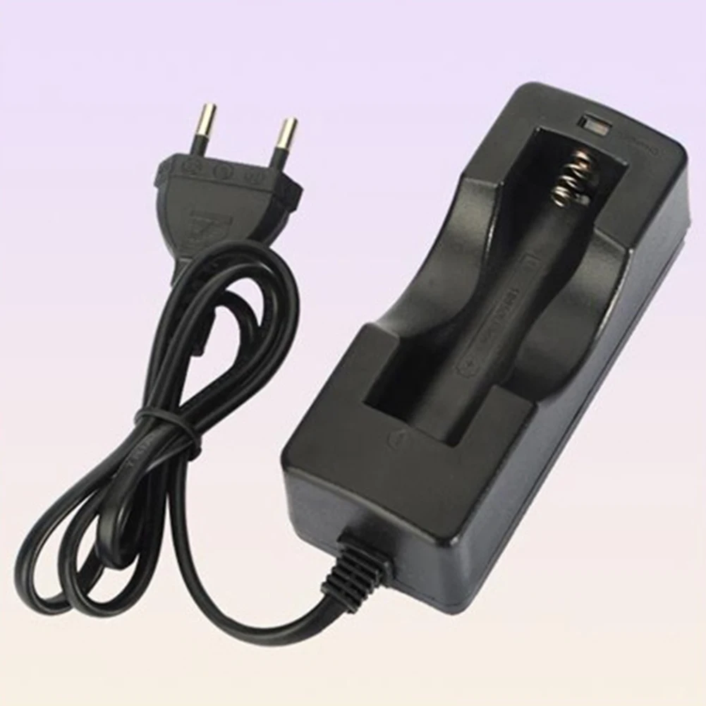 Stable Professional Portable Single Slots EU Plug Electric Battery Charger Travel PVC Smart Replacement Parts For 18650 |
