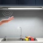 Светодиодная лента с датчиком движения, USB-светильник для стола, кабинета, кухни, кабинета, 5 В