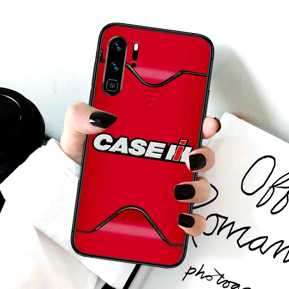 

CASE IH Luxury Brand Phone Case For Huawei P Mate Smart 10 20 30 40 Lite Z 2019 Pro black Waterproof Luxury Cover Soft Hoesjes