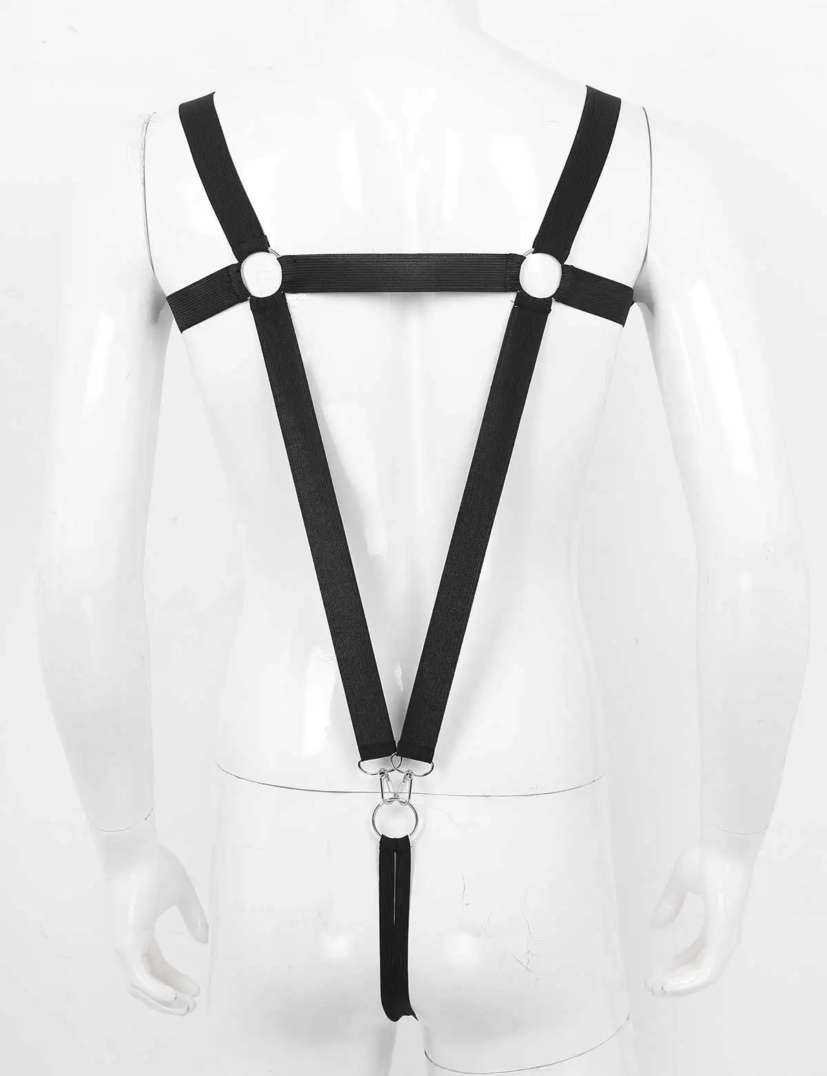 Мужское нижнее белье Эластичные подтяжки с металлическим кольцом для петуха