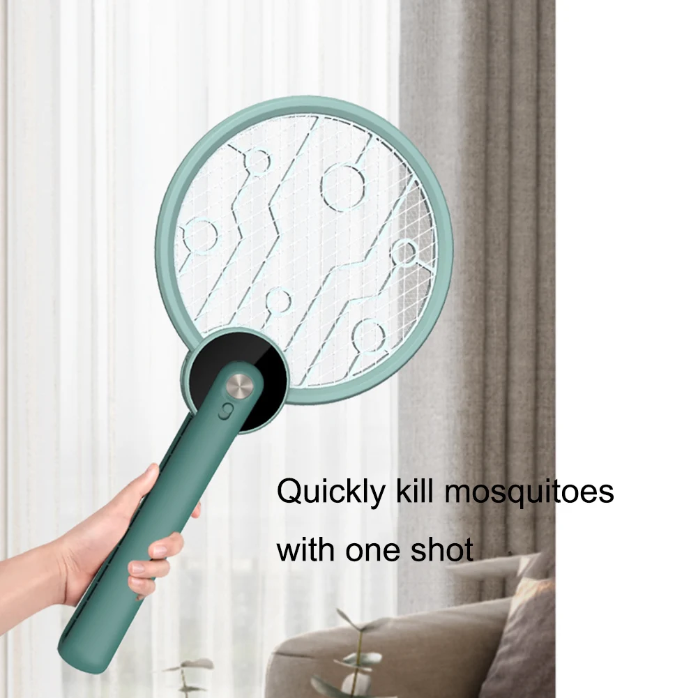 1 шт. 3 цвета электрическая ручная ловушка для насекомых Zapper Fly Swatter ракетка