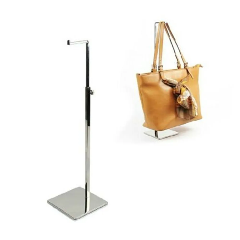 

Retail Adjustable Height Handbag Display Stand Rack Bag Purse Shelf Hanger