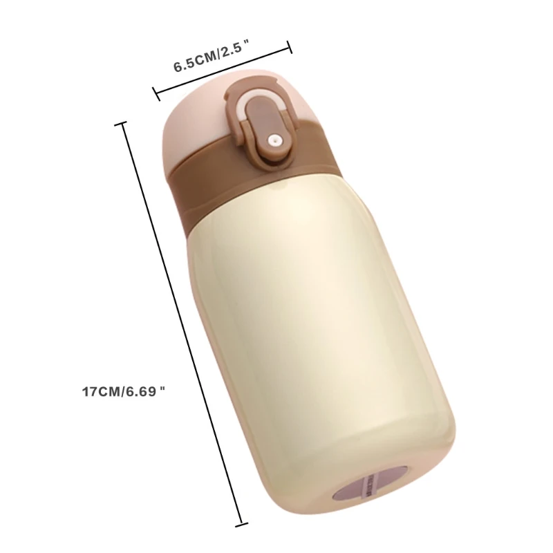 

Thermos cup 320ml Vacuum Cup 304 Stainless Steel Bottle Valentines Gift Thermos For Lovers Yellow Purple Pink