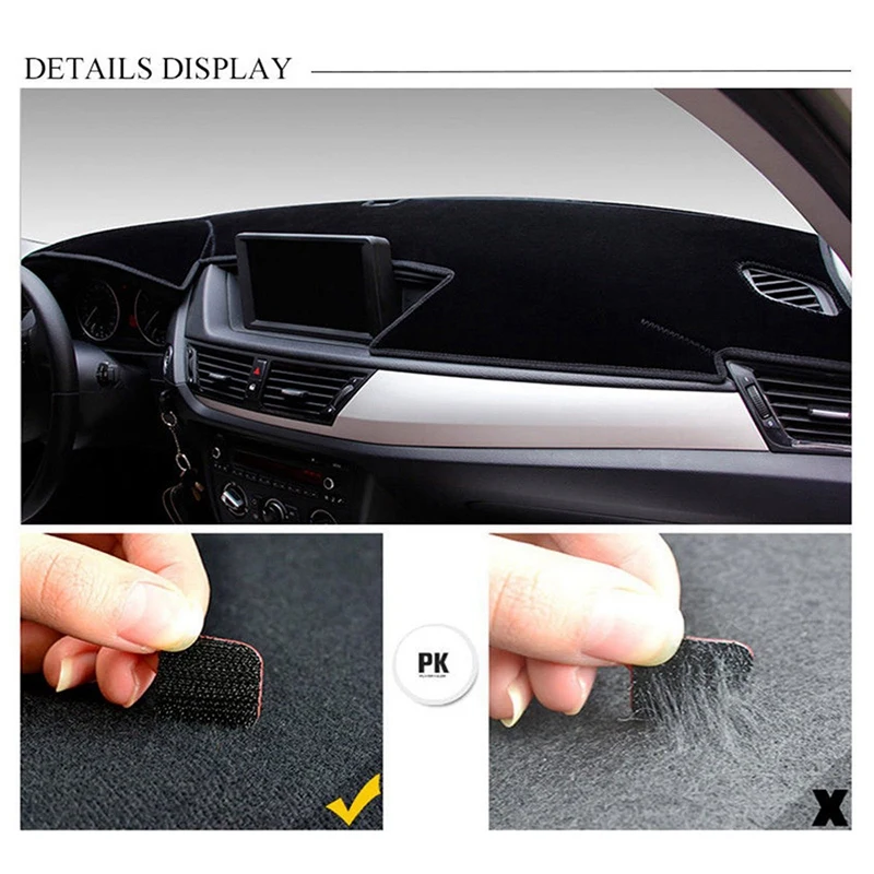 Автомобильный коврик для приборной панели Солнцезащитный нескользящий Накладка