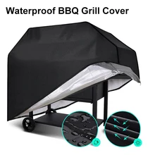 Sunshade Waterproof BBQ Grill Cover Barbeque Cover Anti Dust Rain UV For Charcoal Electric Barbecue Accessories Outdoor Garden