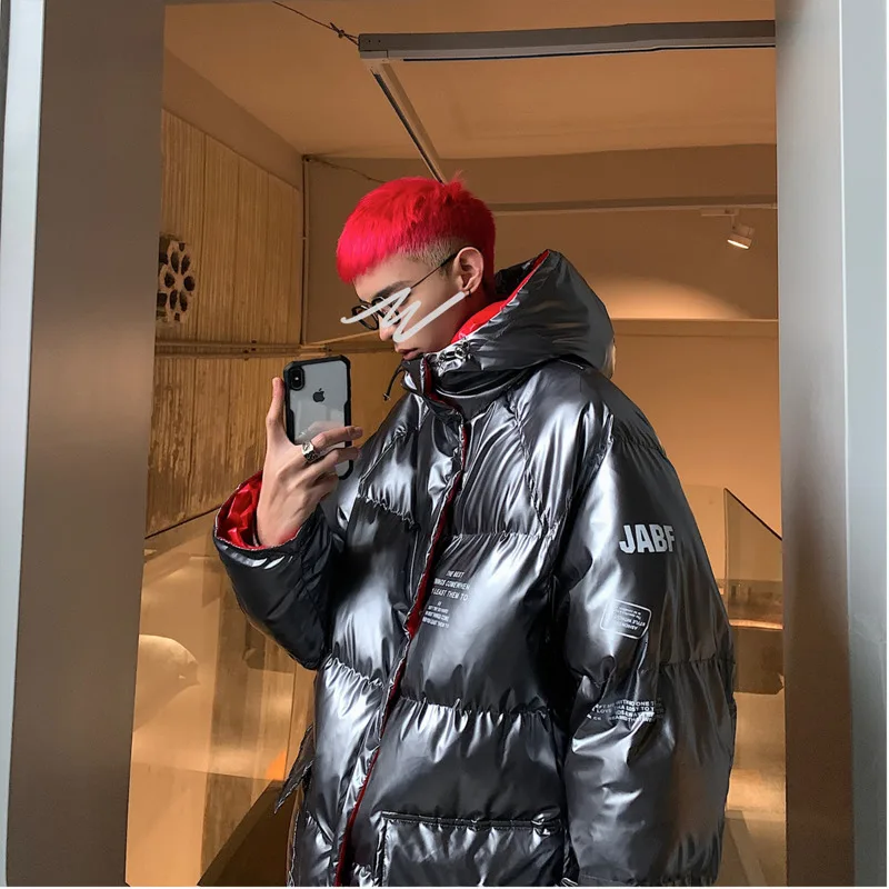 2019 зимняя новая трендовая свободная Толстая хлопковая куртка с капюшоном модная