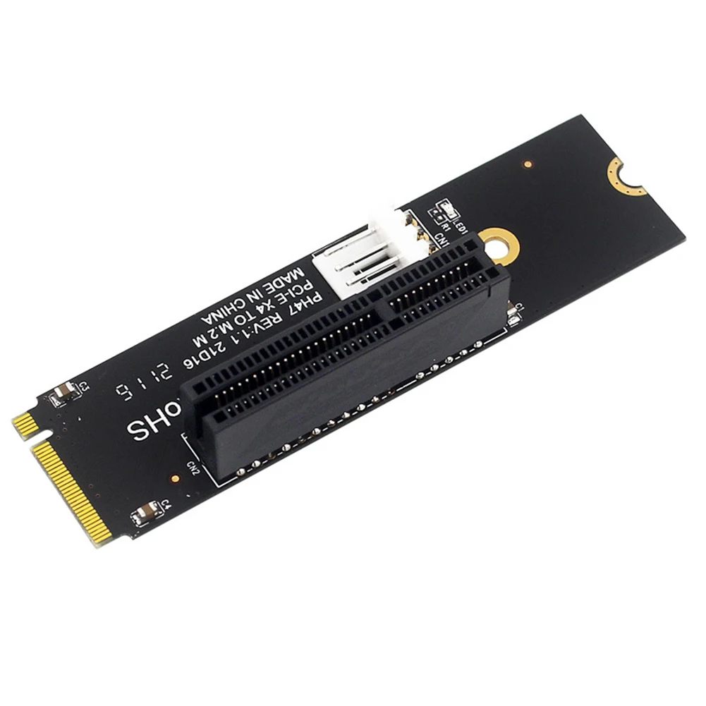 M.2 SSD NGFF to PCI-E X4 Expansion Card PCI-Express X1/X4/X8/X16 Slot Adapter Set with Cable Desktop Computer Extender Accessory |