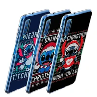 christmas gift stitch for samsung a8 a9 star a7 a9 a6 plus 2018 a3 a5 2017 2016 a750 a6s a8s transparent phone case