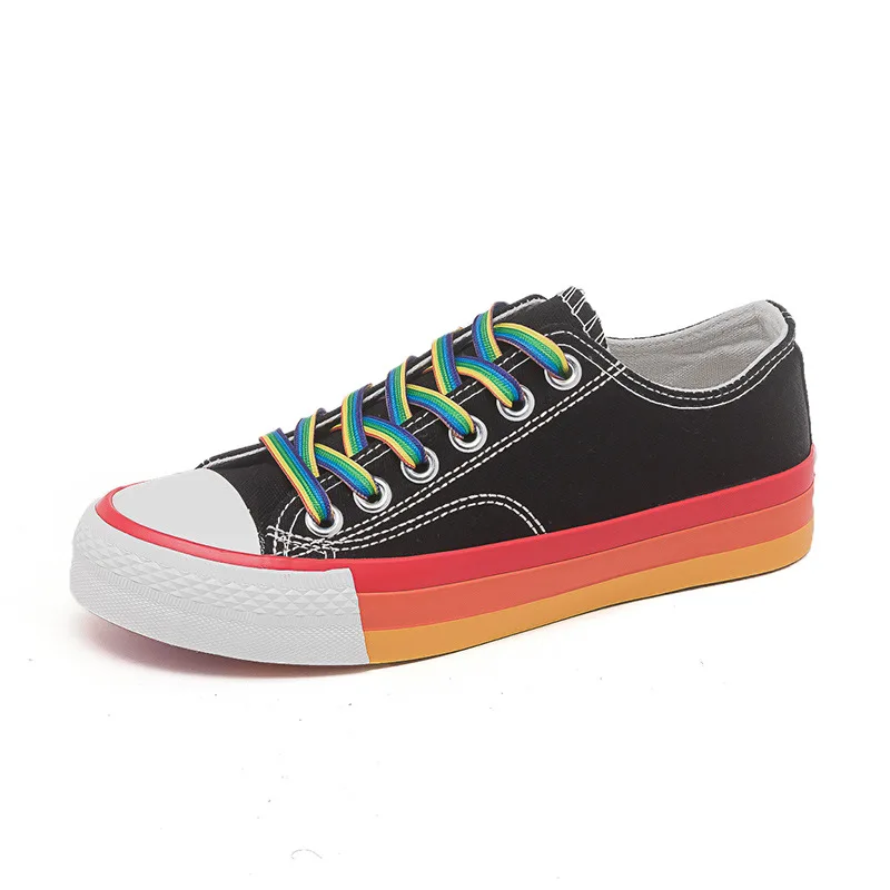 Color canvas shoes for women's new 2019 joker small white web celebrity casual woman sneakers |
