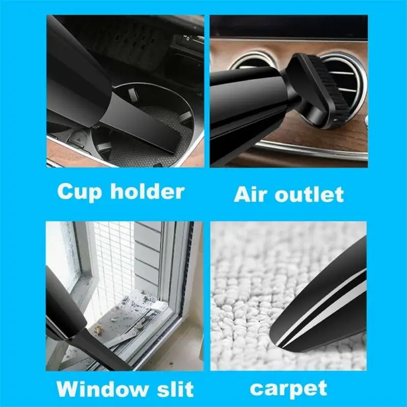 

Portable Vacuum Cleaner USB Plug Car Vacuum Cleaner Car Cordless Mini Handheld Rechargeable Home Duster For Window Slit Clean