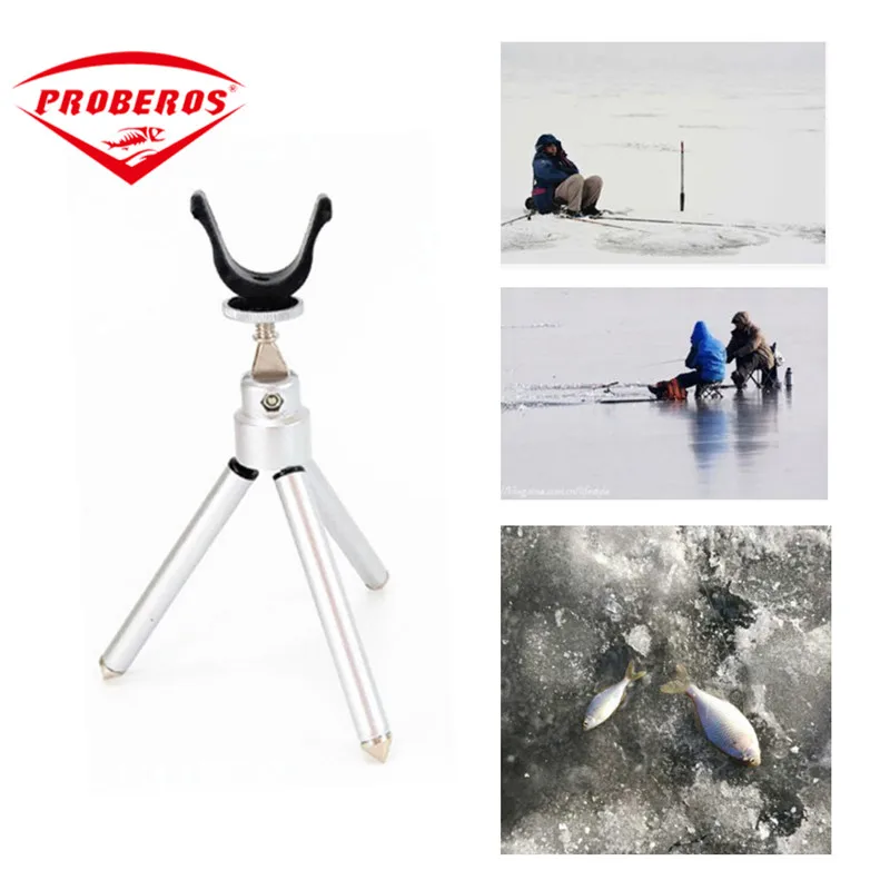 PRO BEROS Ice Fishing Folding Rod Holder Winter Supports Stand For Rods Tackle | Спорт и развлечения