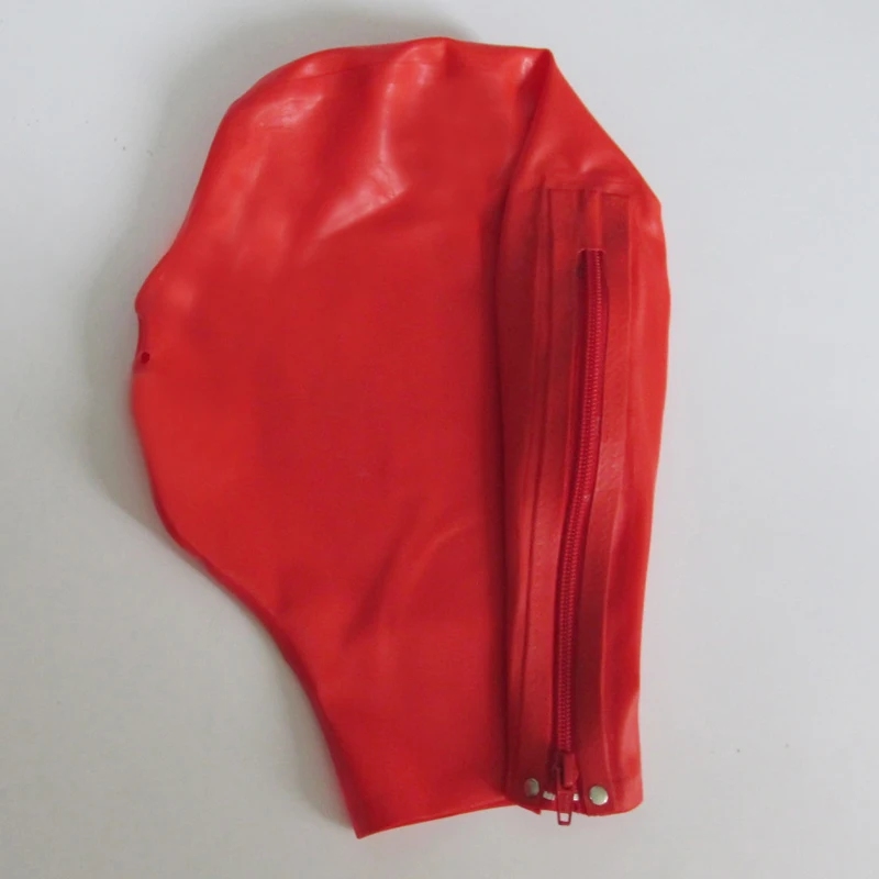 Латексная Маска на все лицо розового цвета с ноздрей ручная работа