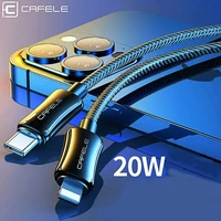cafele usb c cable for iphone 11 12 pro max 13 mini x xs xr 8 plus pd data cable type c to lightning fast charging charger wire
