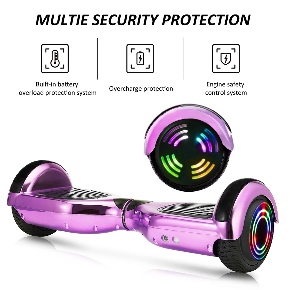 IScooter Ховерборд 6 5 дюймов и 8 умный баланс 2 колеса электрический скутер bluetooth