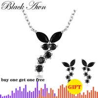 black awn trendy silver color womens necklace female bijoux life dragonfly pendants fashion jewelry kn014