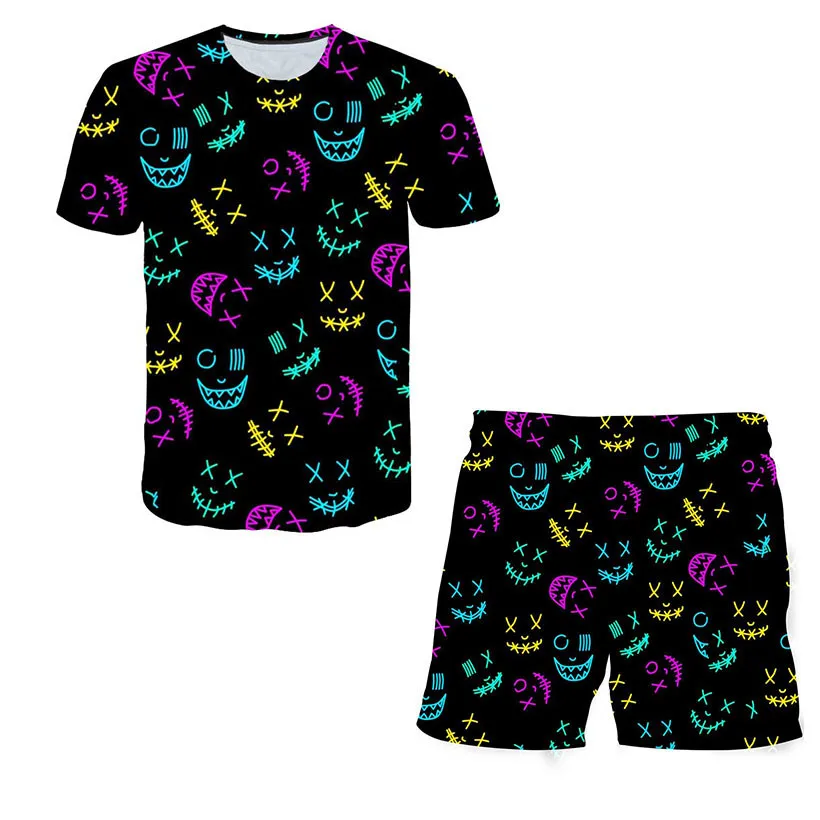 

Us Vegeta T-shirt Boy Pants Summer Short-sleeved Kids Clothes Japanese Anime Boy T-shirt Shorts Children's Clothing Suit Oversiz