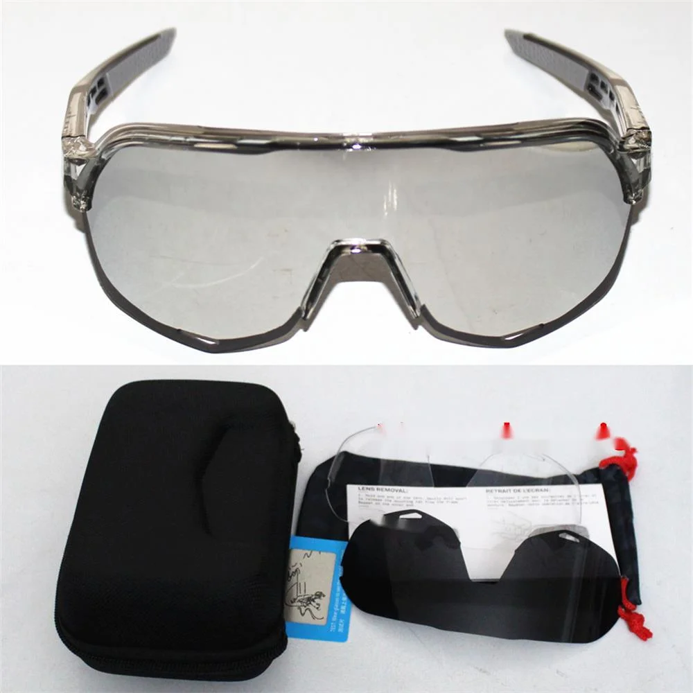 

Photochromic S3 3 Lens Polarized Outdoor Sports Bicycle Sunglasses Gafas Ciclismo MTB Cycling Glasses Eyewear Peter