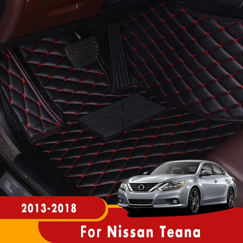 

Автомобильные коврики для Nissan Teana Altima L33, 2018, 2017, 2016, 2015, 2014, 2013, кожаные ковры под заказ, накладки для ног, автомобильный Стайлинг