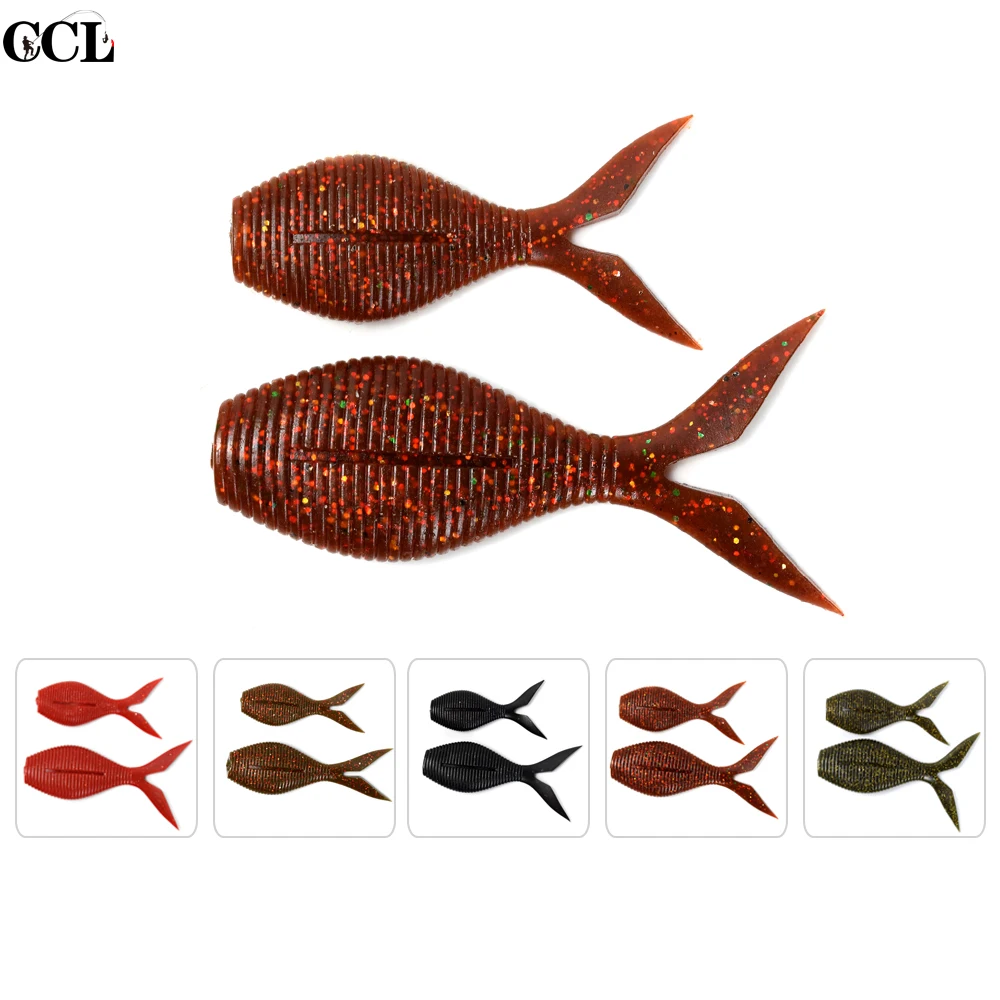 CCLTBA 2 шт./лот воблер снасти для ловли окуня мягкий пластик соленый корпус