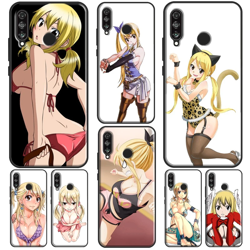 Sexy Lucy Fairy Tail For Huawei P40 Lite P20 P30 Pro Mate 20 Lite Case For Huawei P Smart 2021 Z 201