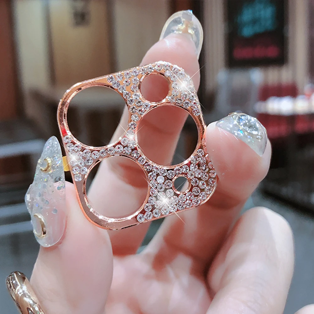 Диаманта Bling объектив камеры пленка среднего класса против царапин для iPhone 11 Pro со