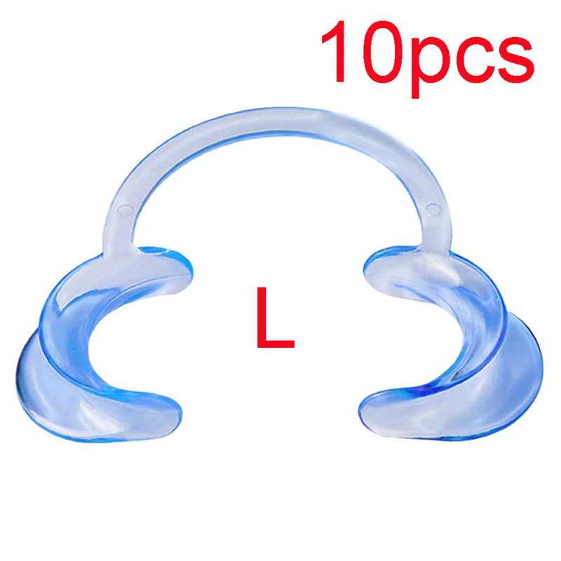10 pcs Blue L 20pcs C Форма роторасширитель рот кляп стоматологические инструменты для щек Ретрактор рот Рассекатель губы ротовой роторасширитель для чистки стоматологические материалы - Цвет: 10 pcs Blue L