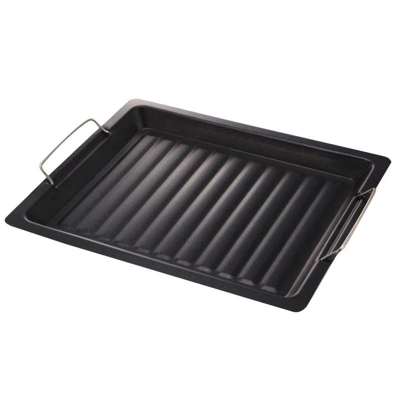 Барбекю антипригарная сковорода гриль на открытом воздухе древесный уголь