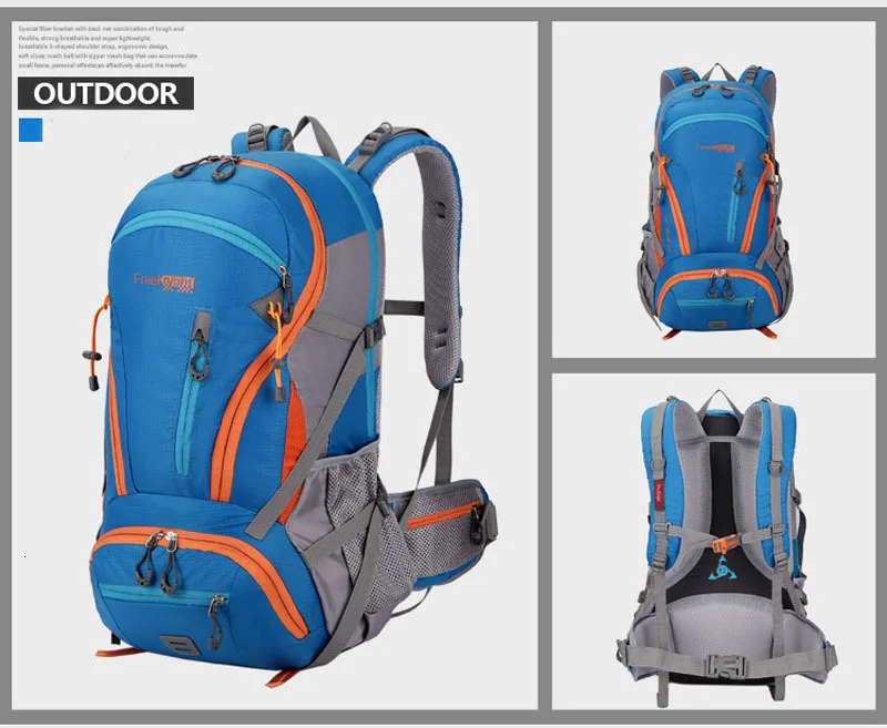 Спортивная сумка FREEKNIGHT 45L, походные рюкзаки, водонепроницаемая сумка, рюкзак для альпинизма, походный рюкзак