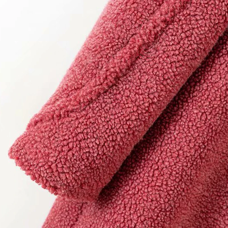 2020 Teddy Velvet Coats Women Warm Winter Woolen Fur Jackets Long Women Windbreaker Fleece Overcoat European and American Style