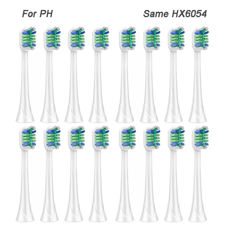 

20pcs Sensitive Oral Toothbrush Electric Replacement Heads For Ph Soni care Sensitive Easy Diamond Clean hx6054 9044 9024