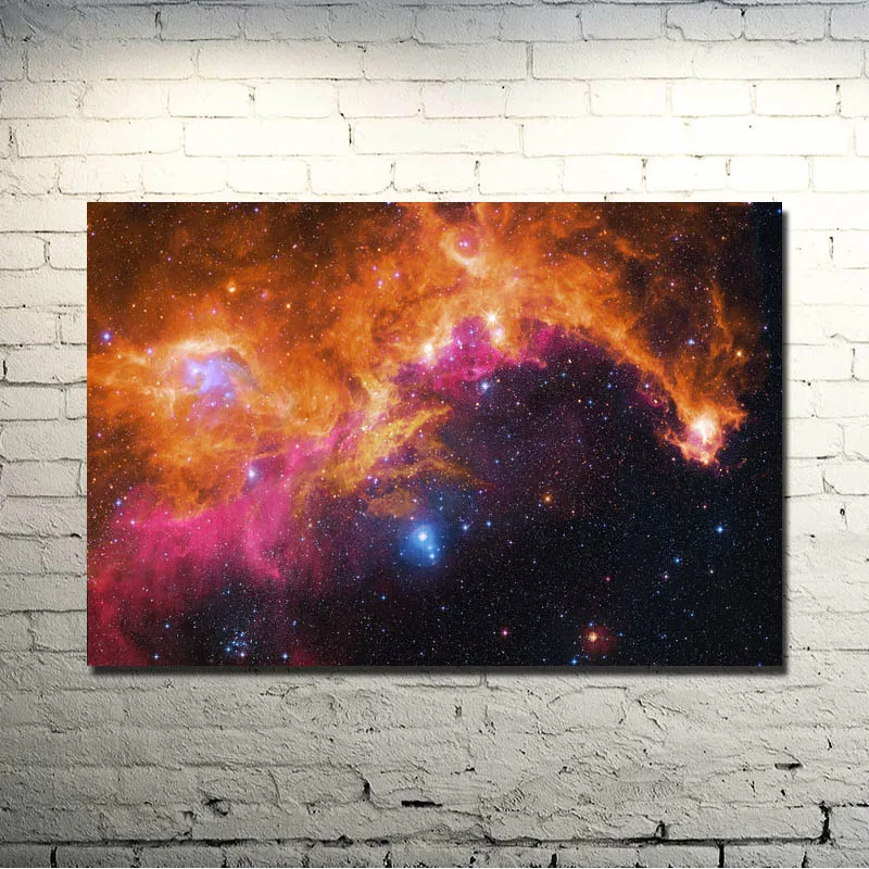 

Galaxy Space Stars Nebula Art Poster Print Universe Landscape Pictures Home Decoration