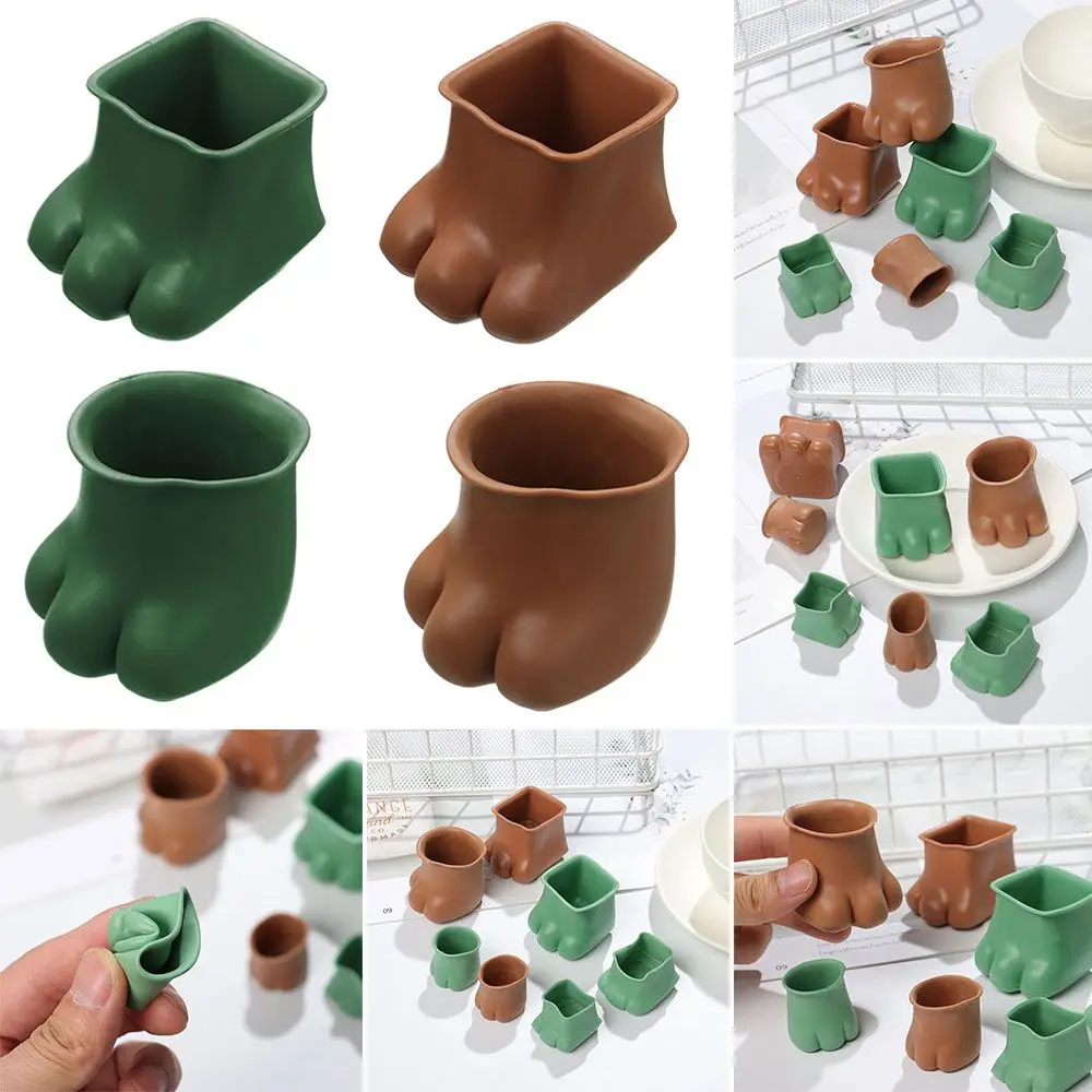 4pcs Silicone Non-slip Table Chair Leg Caps Foot Protection Bottom Mat Wood Floor Protectors Cover Pads | Мебель
