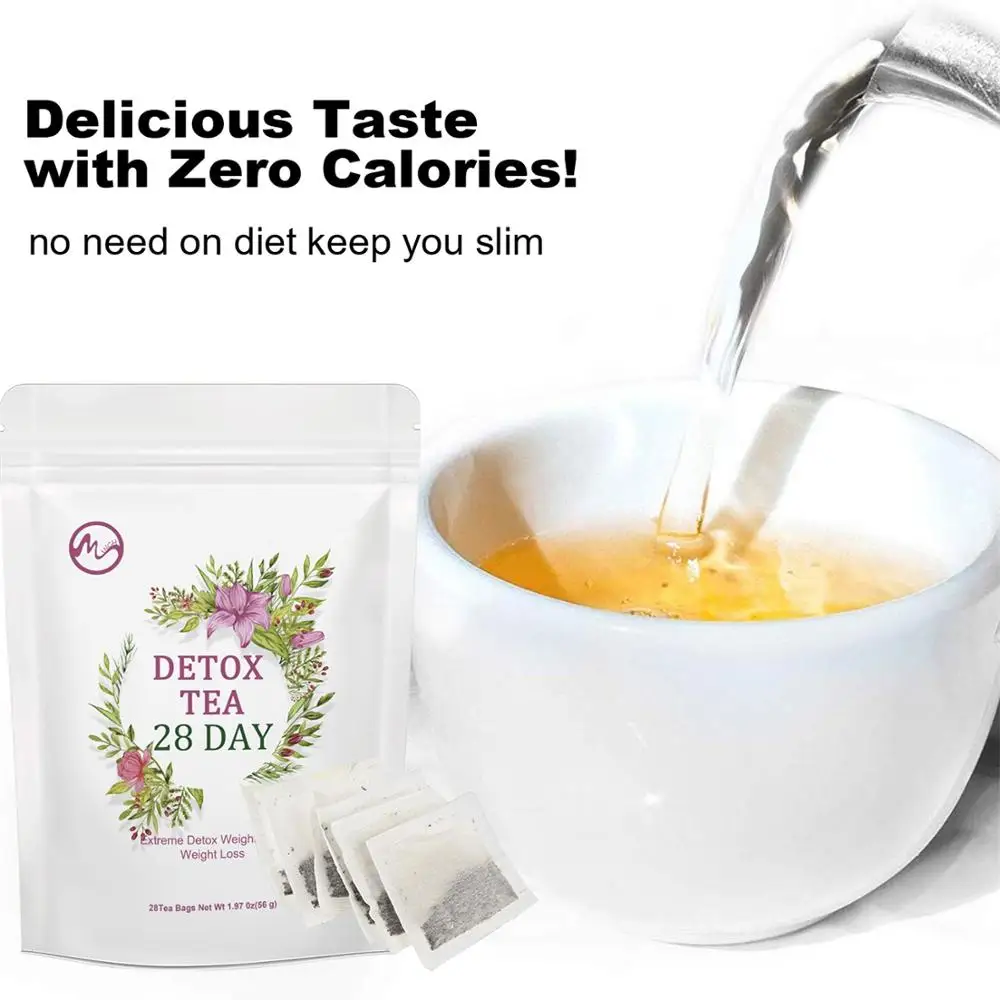 Minch ночное Очищение жиросжигание 28 дней Детокс чай уменьшение вздутия живота и