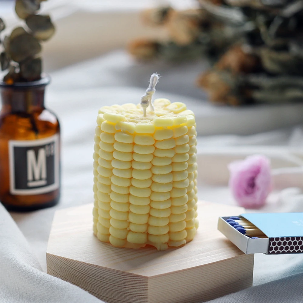 SJ 3d формы для свечей Силиконовые свечи ароматерапии Diy кукурузы помадка ручной