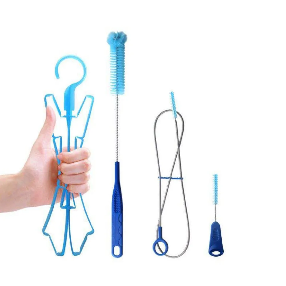 

4 in 1 Water Hydration Bladder Tube Cleaning Kits Brushes Camping Picnic Water Bladder Bag Cleaning Tube Outdoor Multi Tool hot