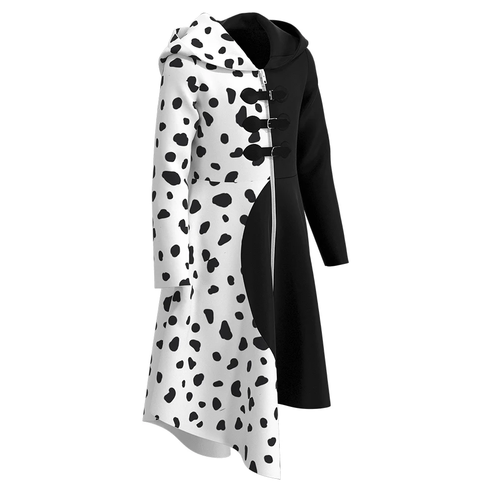Косплей-костюм Cruella De Vil наряды платье для девочек |
