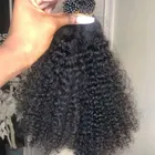 Перуанские вьющиеся I-образные накладные волосы Microlinks, наращивание человеческих волос для женщин, 8 дюймов-30 дюймов, 100 прядейкомплект