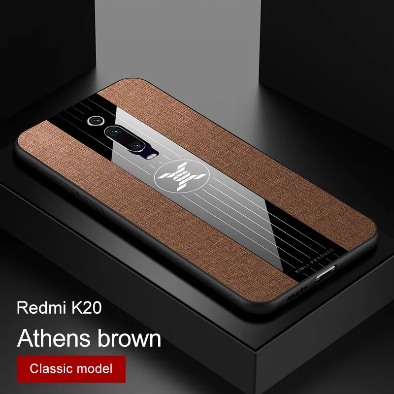 Для Xiaomi mi 9 T/mi 9T Pro Чехол магнитный держатель-кольцо для пальца мягкий кожаный из ТПУ чехол для красного mi K20 Pro Матовая силиконовая задняя крышка - Цвет: Brown(No ring)