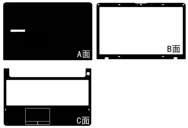 Наклейка из углеродного волокна для ноутбука Защитная пленка Samsung NP355V5C 355V5C NP350V5C