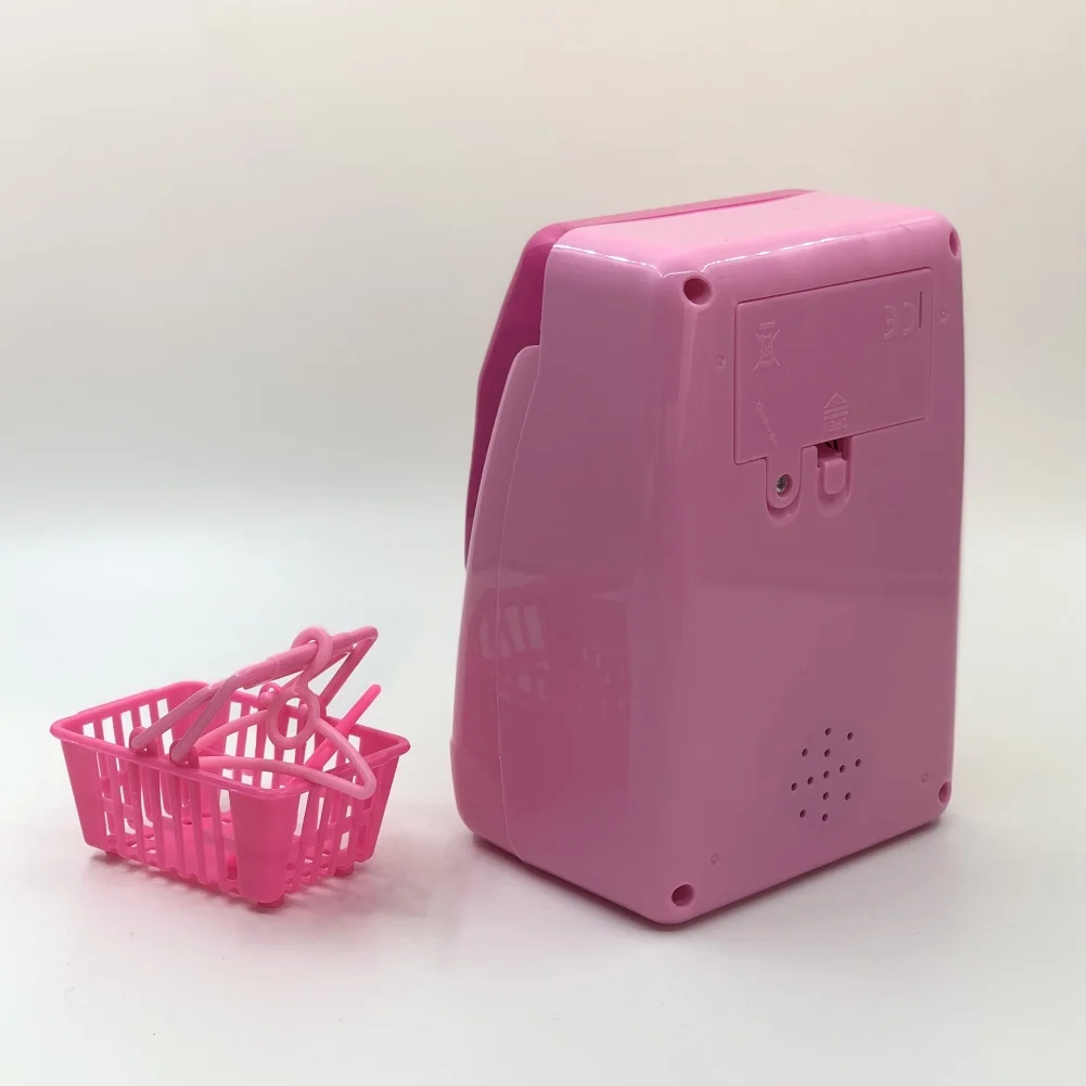 

Kids Mini Simulation Light Electric Washing Machine Basket Pretend Play Toy Set Pretend Housekeeping Toys