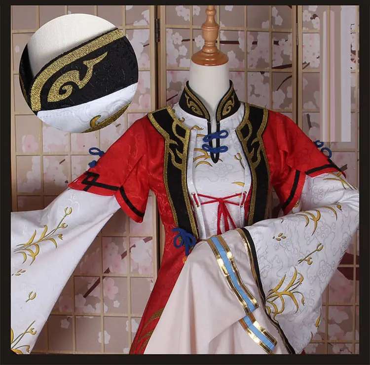 Индивидуальный размер SSR Onmyoji Menreiki костюм кимоно для косплея платье wafuku Униформа костюмы для Хэллоуина для женщин аниме одежда парик COS