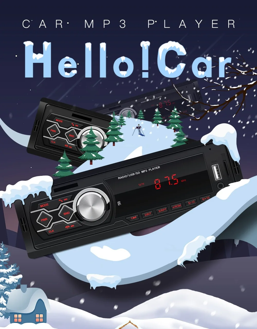 LTBFM стиль 12 в радио 1 din " mp3 плеер FM стерео для автомобиля с USB SD AUX-IN in-dash автомобильный Радио плеер Авто аудио, дистанционное управление