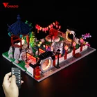 Светодиодсветильник ка, совместимая с lego 80107, весенний фонарь, фестиваль, световой набор, строительные блоки, кирпичи, игрушки, светильник, без блоков