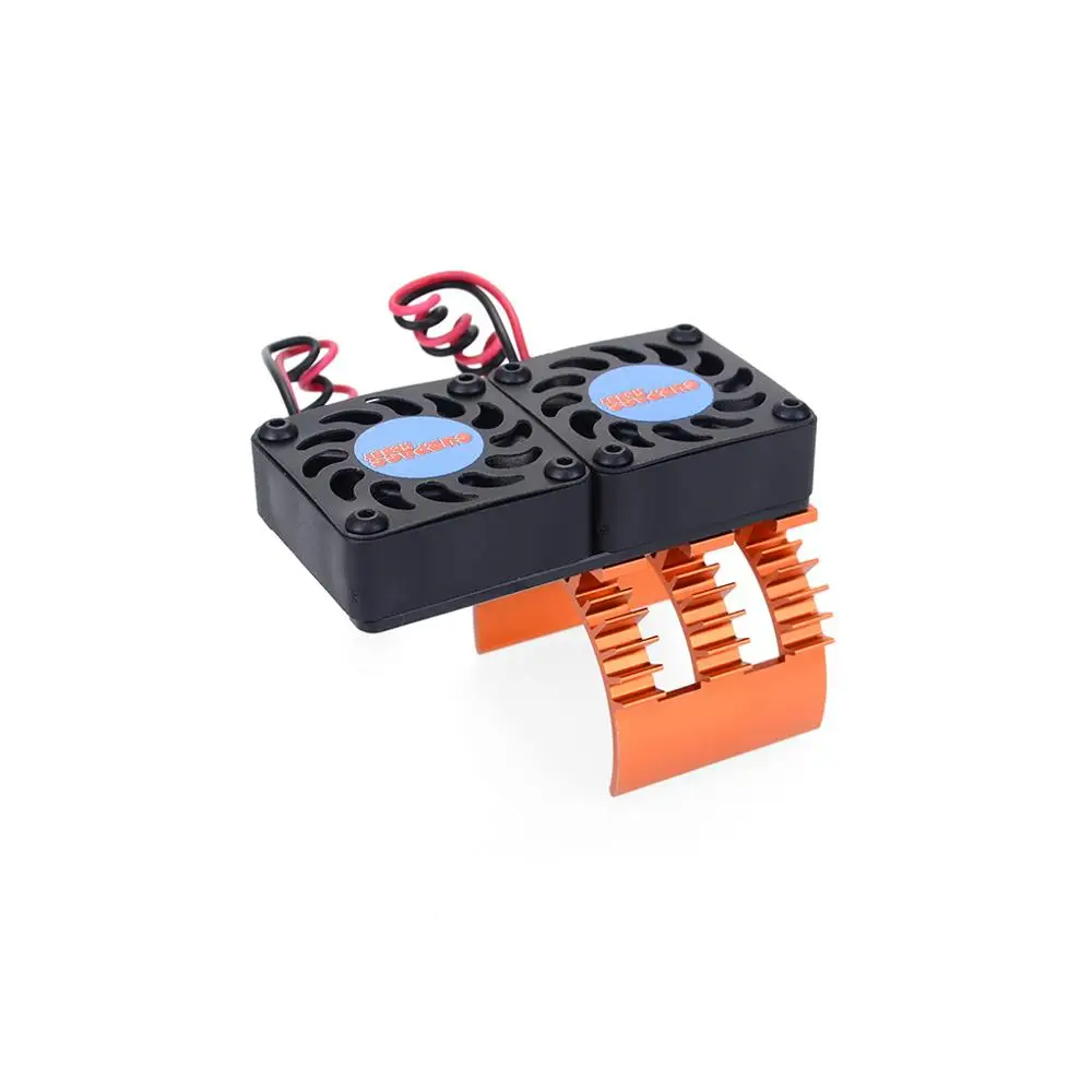 Surpass Hobby Two Cooling Fan Motor Heat Sink With for 1/10 HSP Redcat Wltoy RC Car 540/550 3650 Brushless Brushed | Игрушки и хобби